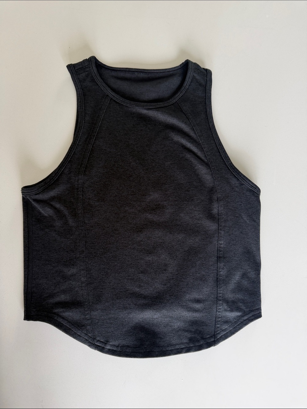 lululemon athletica Charcoal High-Neck Athletic Tank